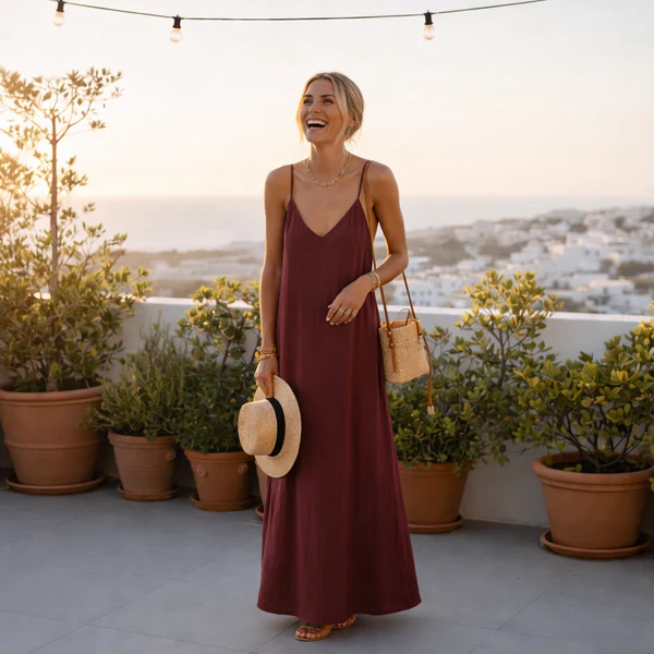 Vestido Mía Espalda Abierta
